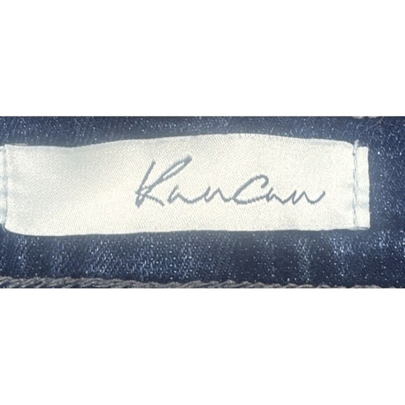 KanCan Jeans Womens 7/27 Blue Mid Rise Skinny Distressed Raw Hem Style K1183A - Picture 7 of 12